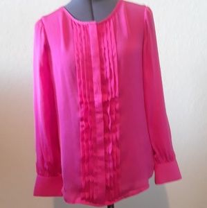 Banana Republic Pink Satin Shirt‎